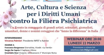 Arte, Cultura e Scienza per i Diritti Umani contro la Filiera Psichiatrica